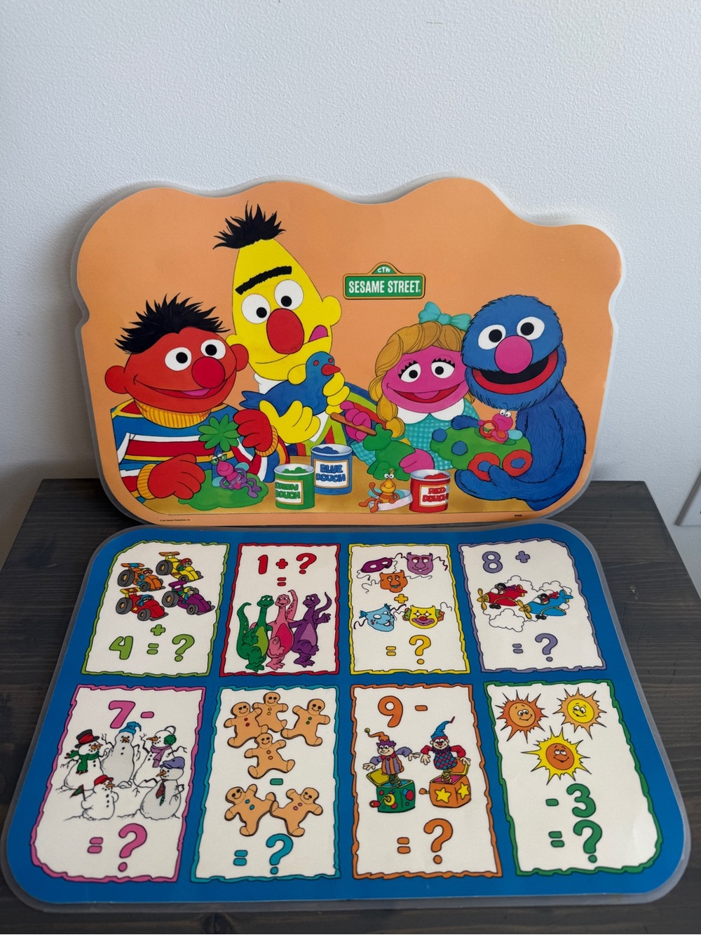 2 x vintage laminated place mats
Bright of America & Jim Henson